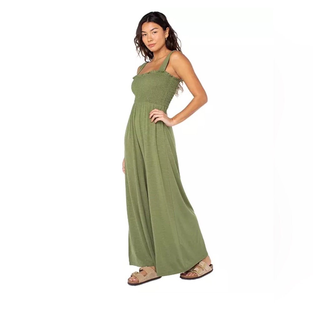 Roxy Just Passing By Smocked Jumpsuit - Picture 3 of 10